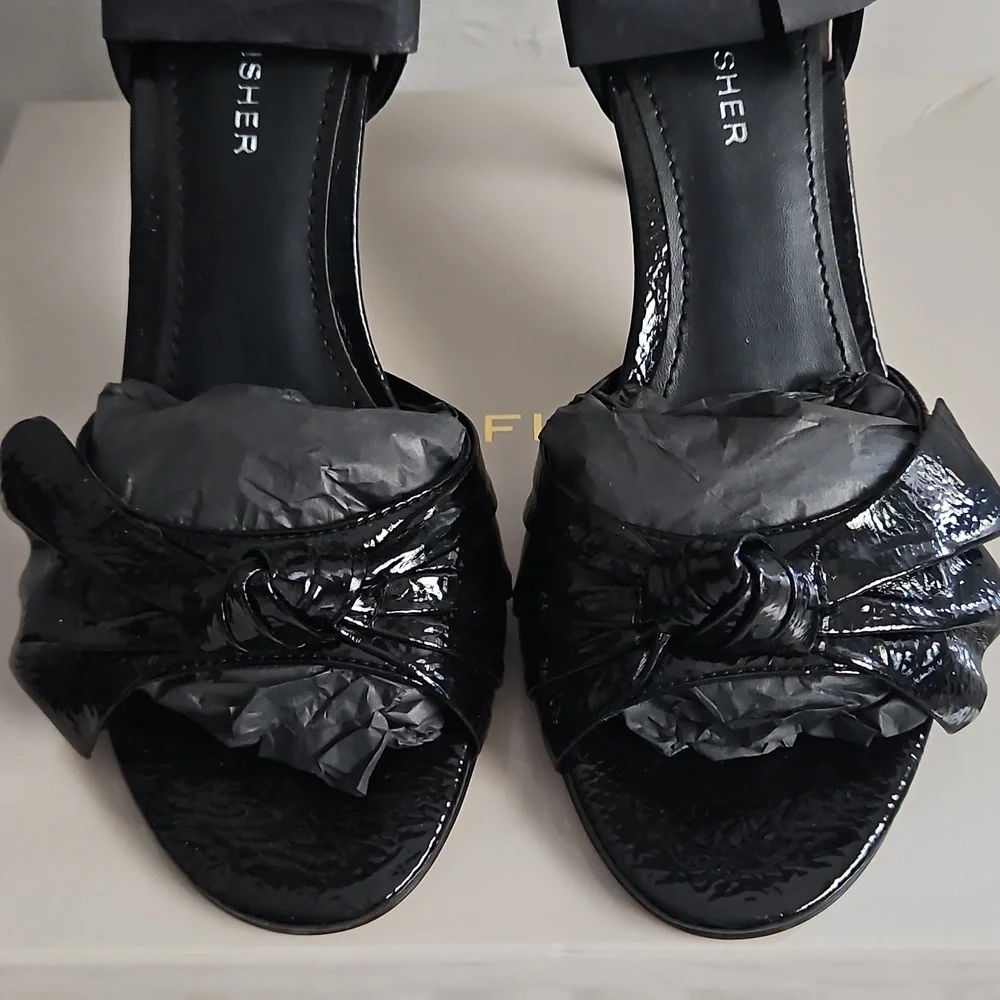 Marc Fisher Brodie Ankle Strap Pumps With Bow Details